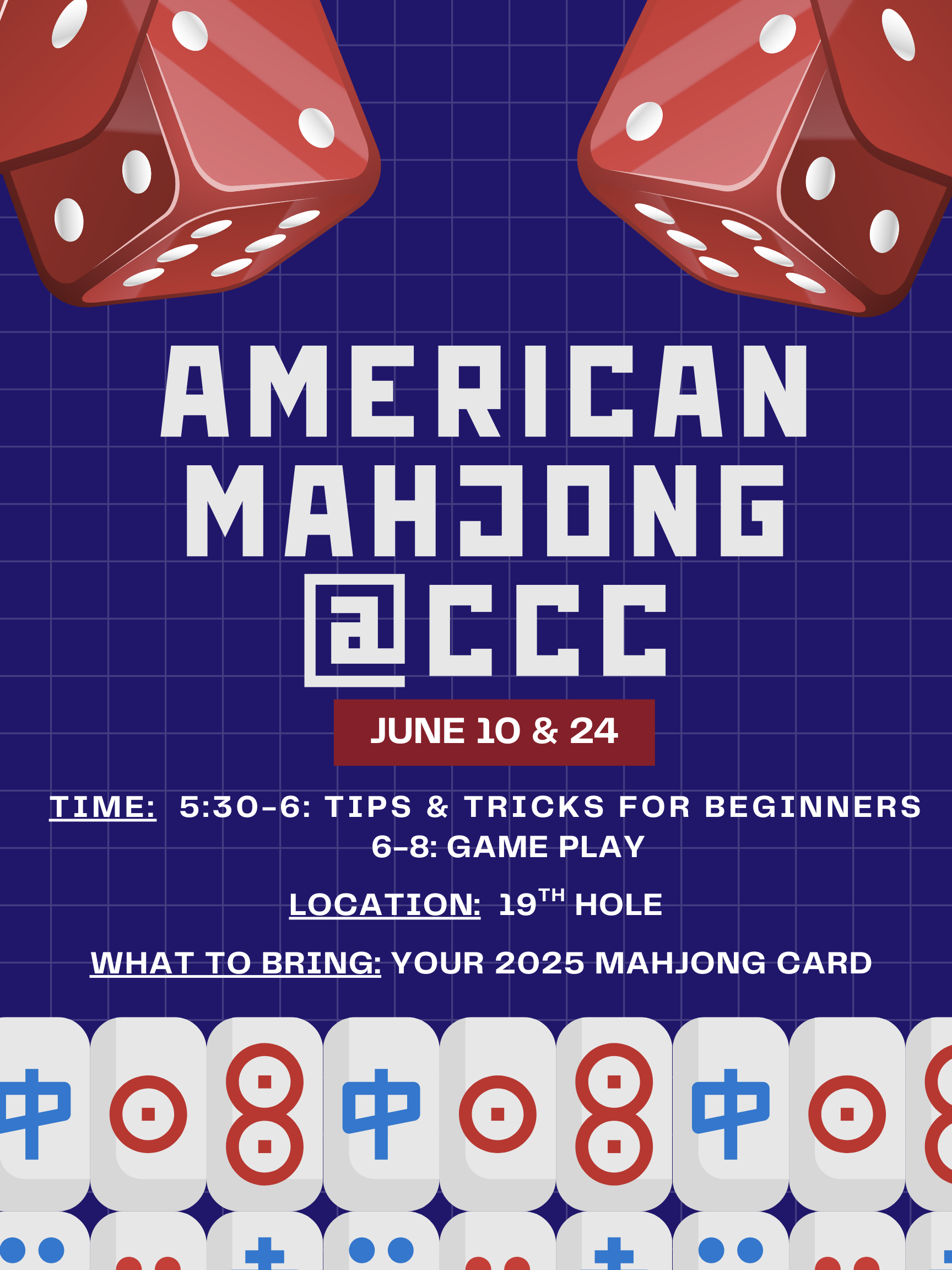 2025 Mahjong Game Night
