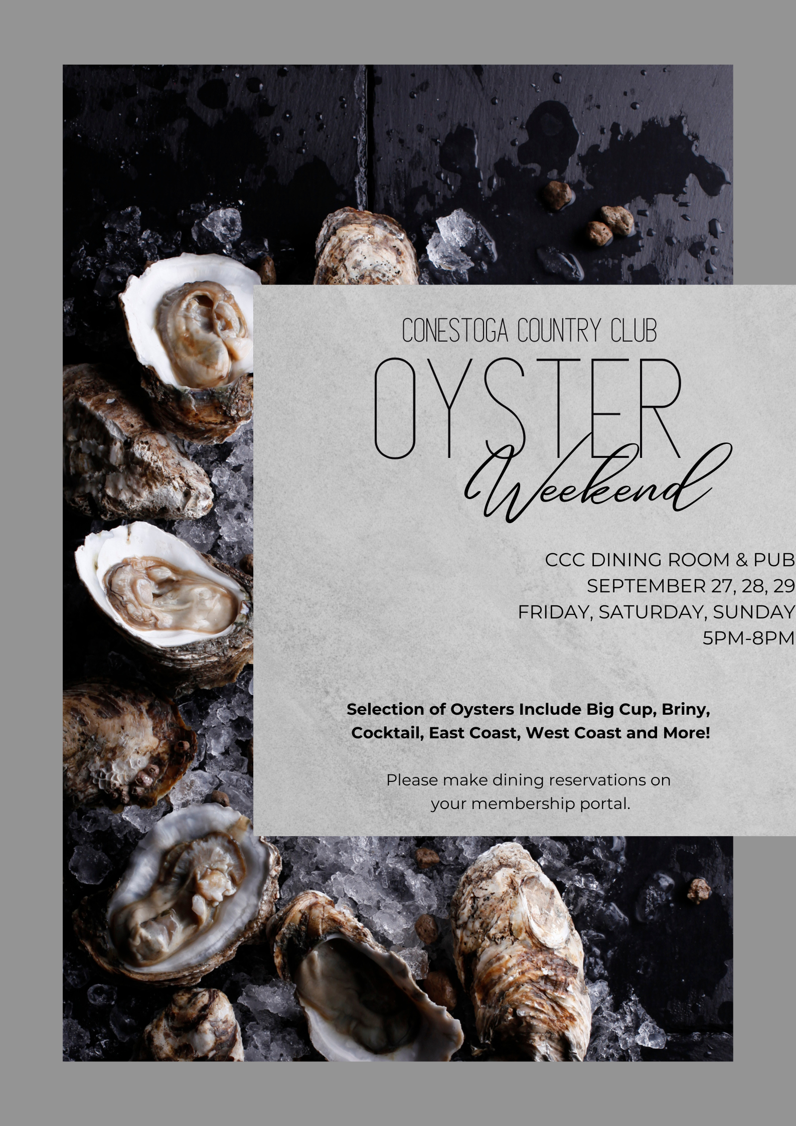 Oyster Weekend 