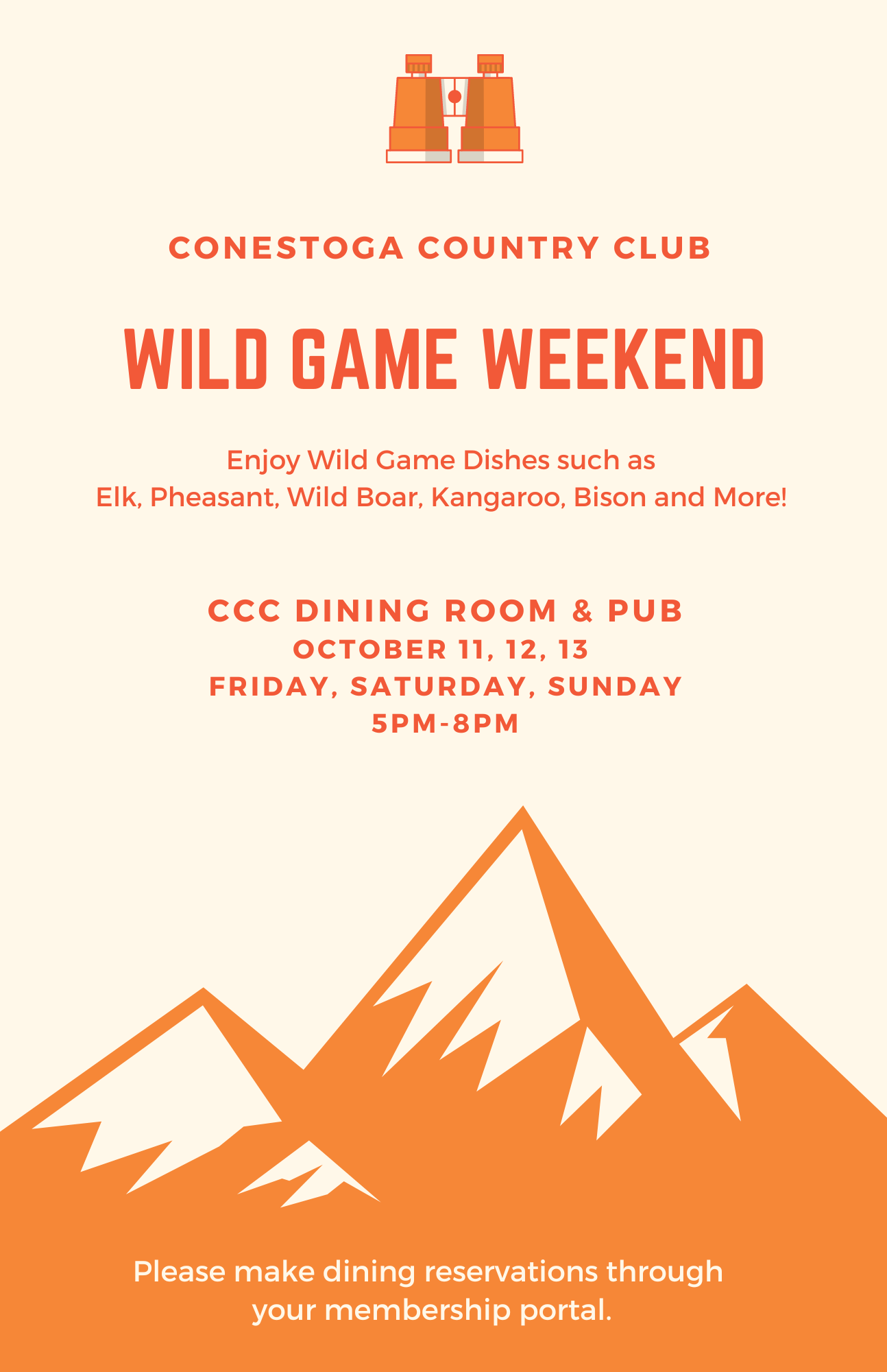 Wild Game Weekend